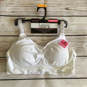 Lamaze Maternity Nursing Bra Cinch-Front Size M